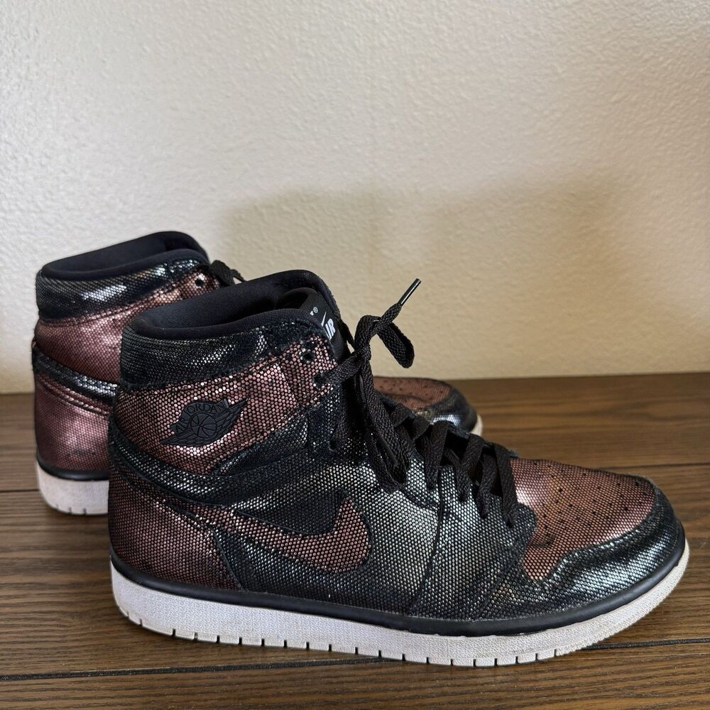 Nike Air Jordan 1 Retro High OG Fearless Rose Gold Black CU6690-006 Women’s Sz 9